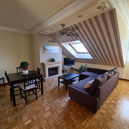 106A Atico Con Garaje Y Chimenea Cerca De La Playa Lägenhet Gijón Exteriör bild